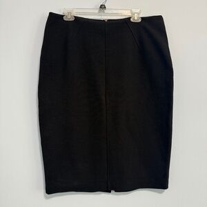 Boden Textured Black Pencil Skirt‎ Size 12